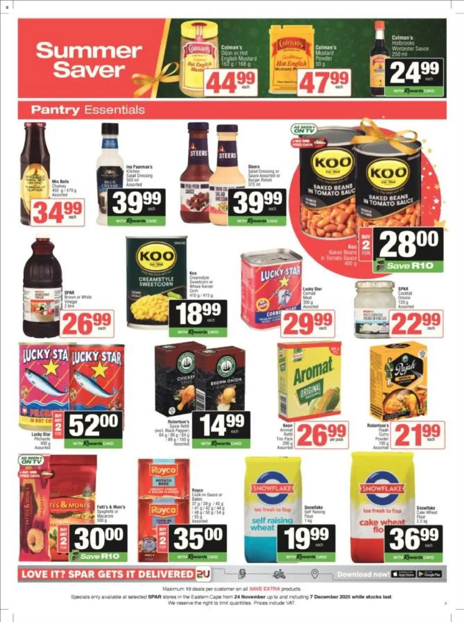 New Spar catalogue – valid from 24.11.2025 | Page: 3 | Products: Mustard, Dressing, Salad, Sauce