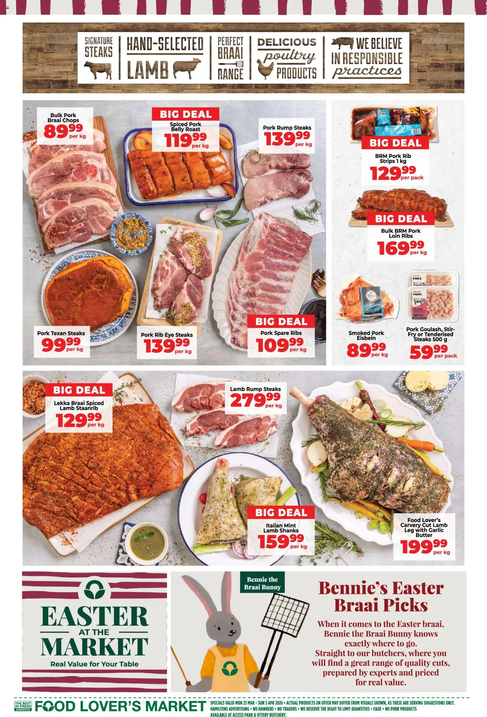 New Food Lover's Market catalogue – valid from 23.03.2026 | Page: 9 | Products: Table, Steak, Butter, Garlic