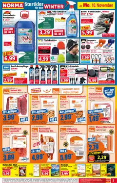 Norma Prospekt 	 ab 10.11.2025 gültig | Seite: 5 | Produkte: Wiener wurstchen, Öl, Rindfleisch, Eis