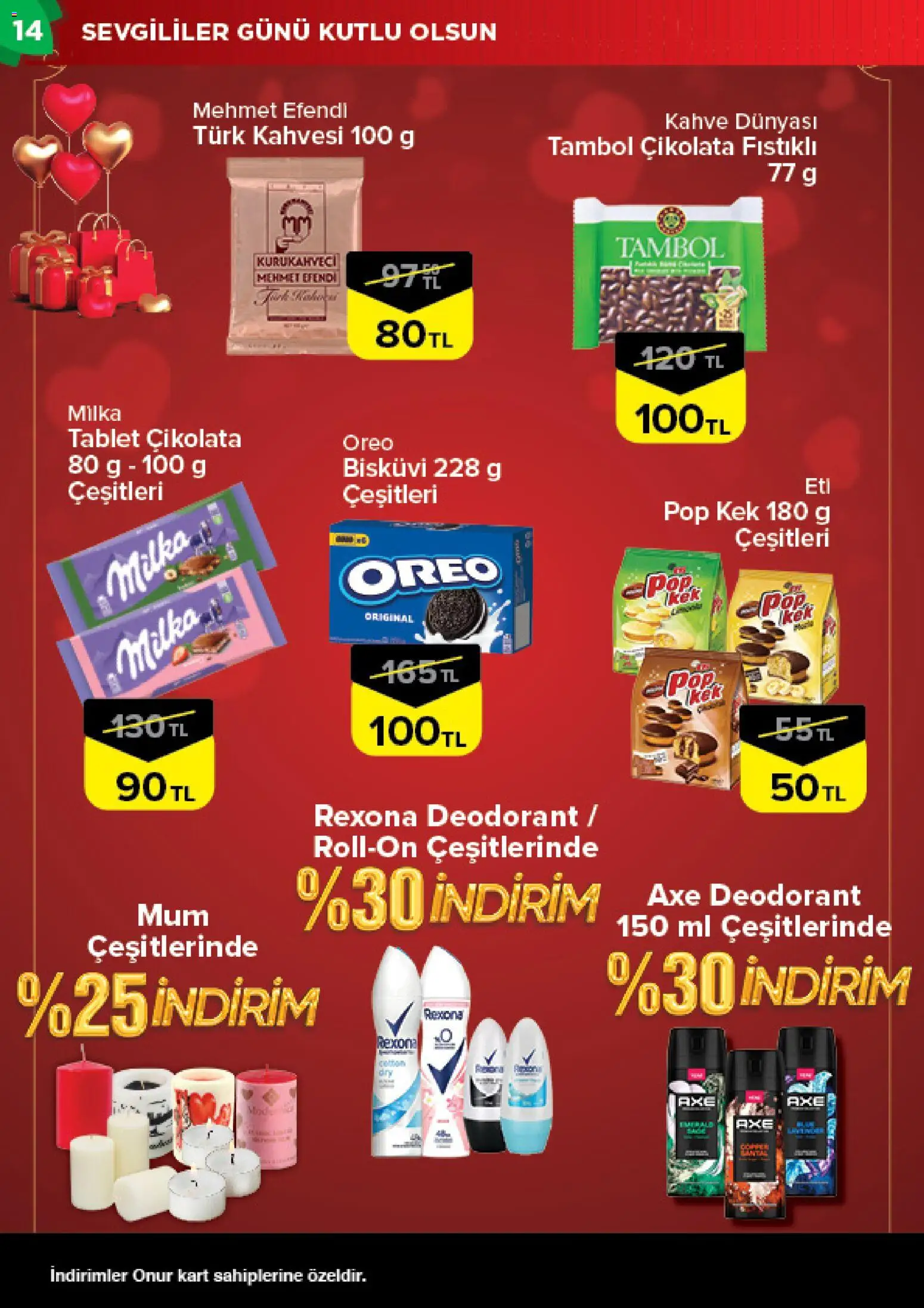 Onur Market Katalog - Bursa - 10.02.2026 tarihinden itibaren geçerlidir | Sayfa: 14