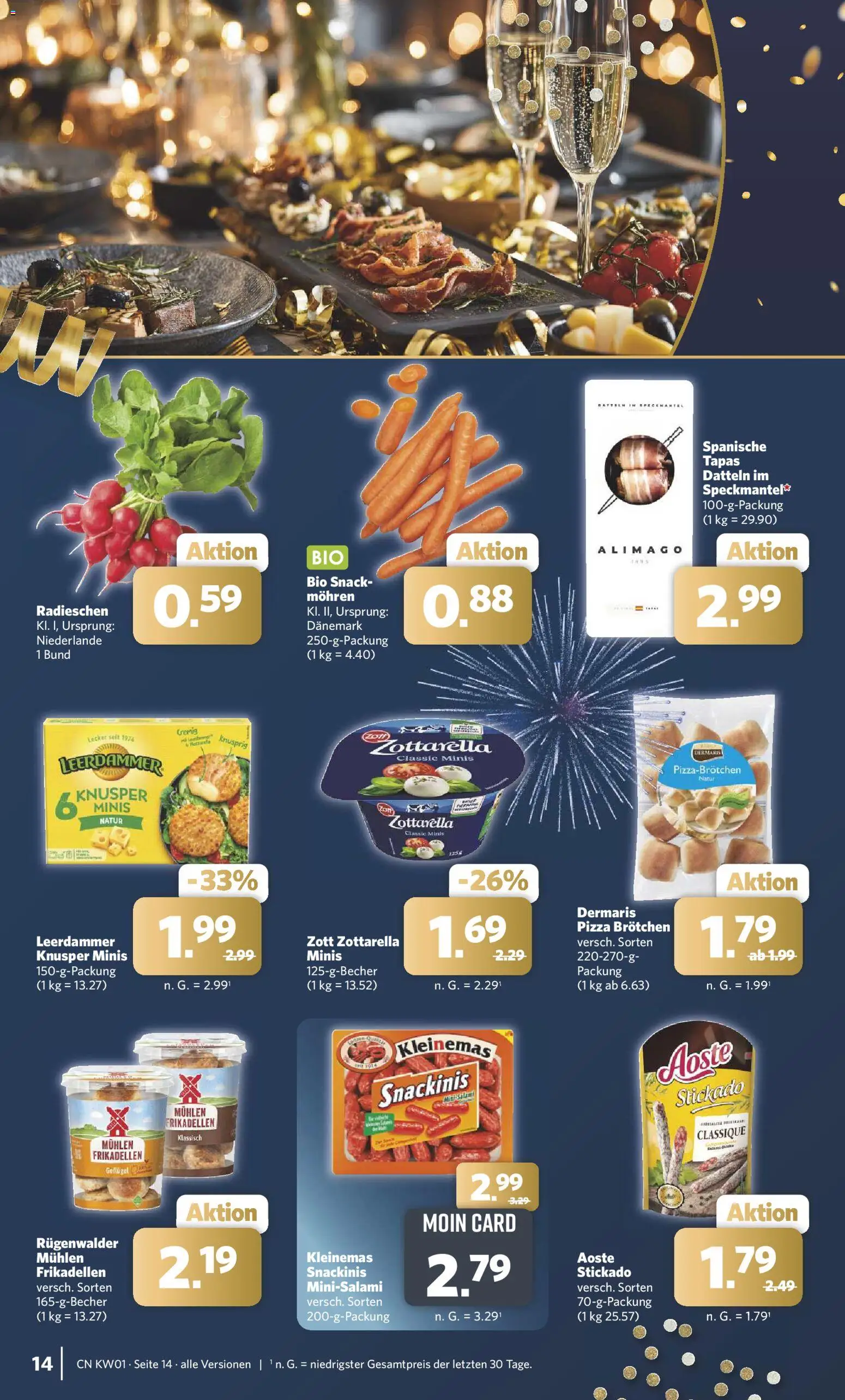 Combi Prospekt 	 – gültig ab 29.12.2025 | Seite: 14 | Produkte: Leerdammer, Mohren, Pizza