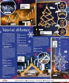 Náhled letáku Velký Košík katalog říjen od 01.10.2025 | Strana: 33 | Produkty: Kabel, Světelný řetěz, Vánoční dekorace, Dekorace
