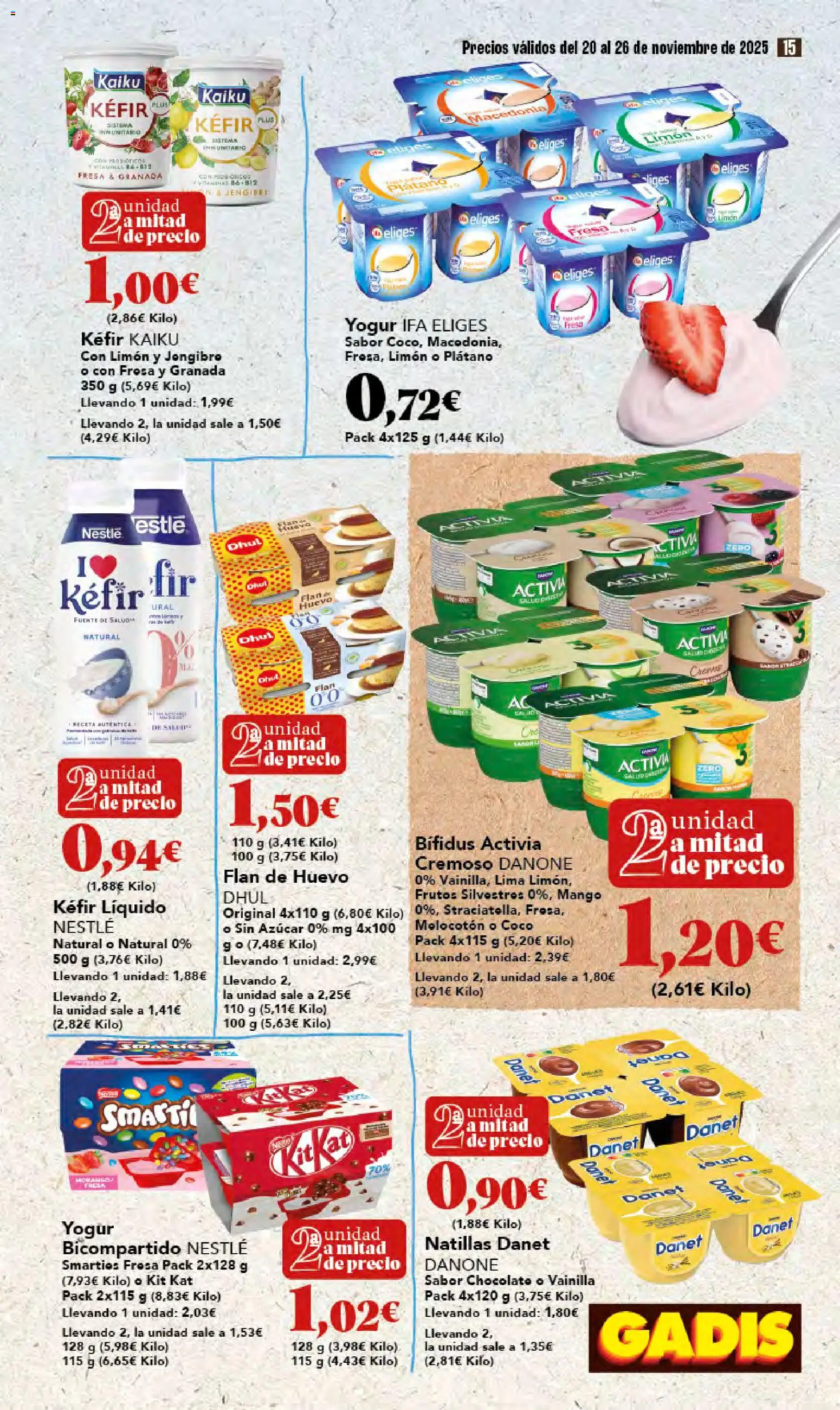 Gadis - Black Friday │ válido desde el 20.11.2025 | Página: 15 | Productos: Lima, Chocolate, Τυρόπιτα, Ρούτερ