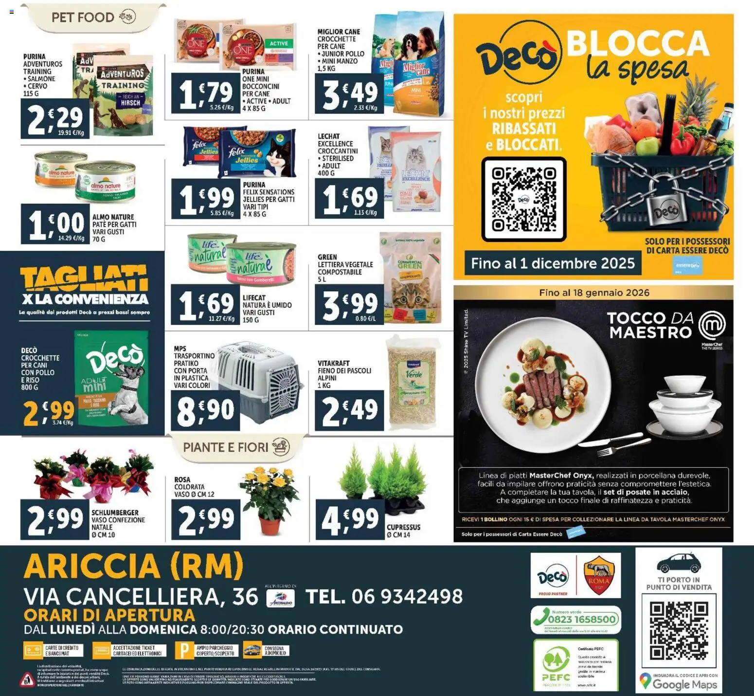 Volantino Decò del 28.10.2025 | Pagina: 20 | Prodotti: Paté, Riso, Vaso, Gamberetti