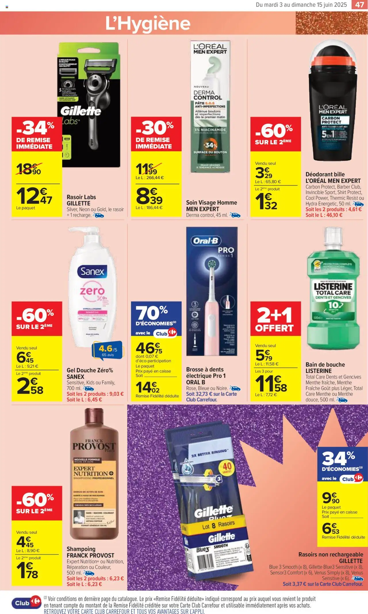  | Page: 49 | Produits: Brosse, Déodorant, Brosse à dents, Bain de bouche