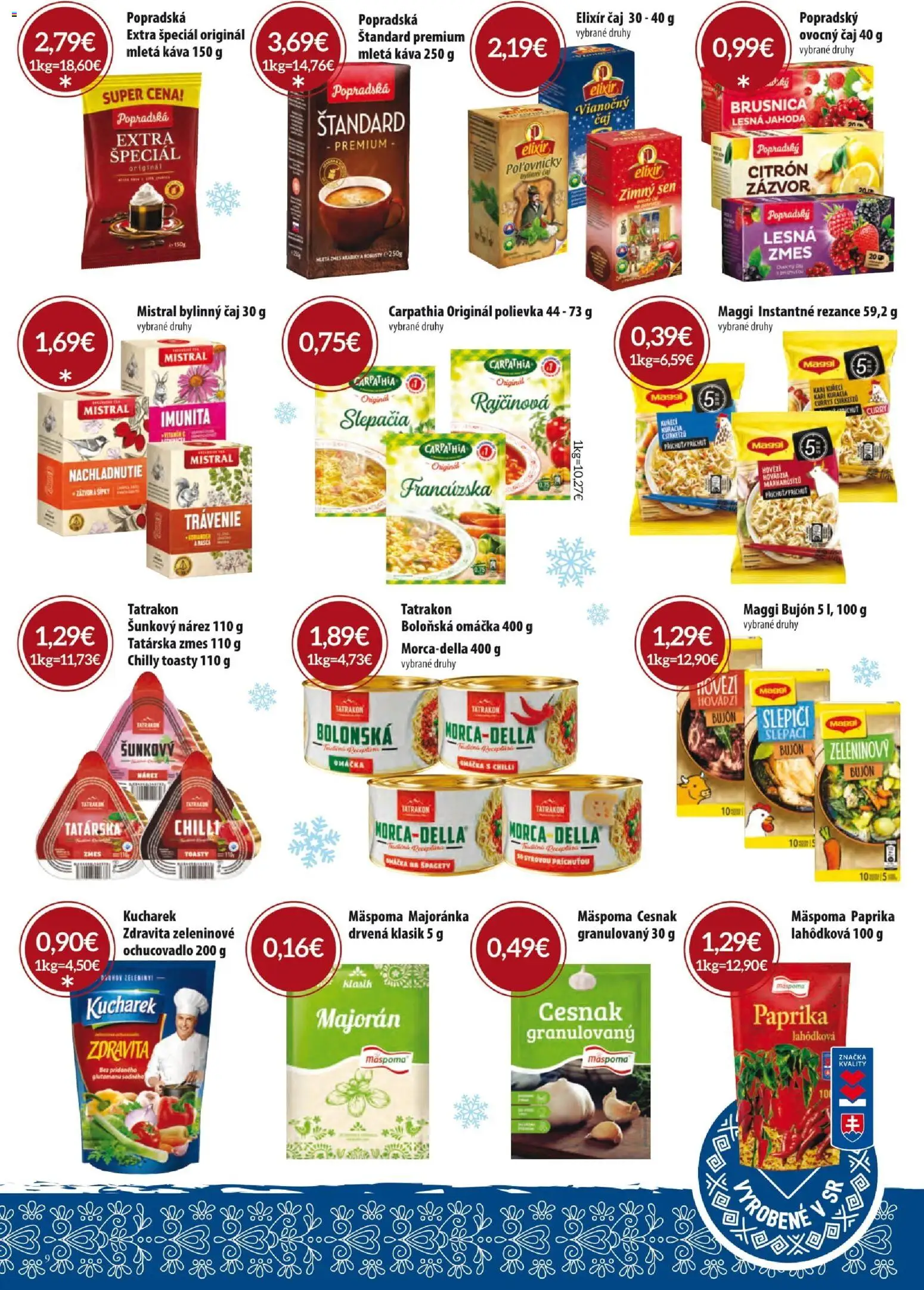 Nové KARMEN CBA akcie – leták je platný od 01.12.2025 | Strana: 9 | Produkty: Káva, Chilli, Cesnak, Omáčka