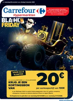 Carrefour - Black Friday  - Voorbeeld van een folder van Carrefour, geldig van 26.11.2025