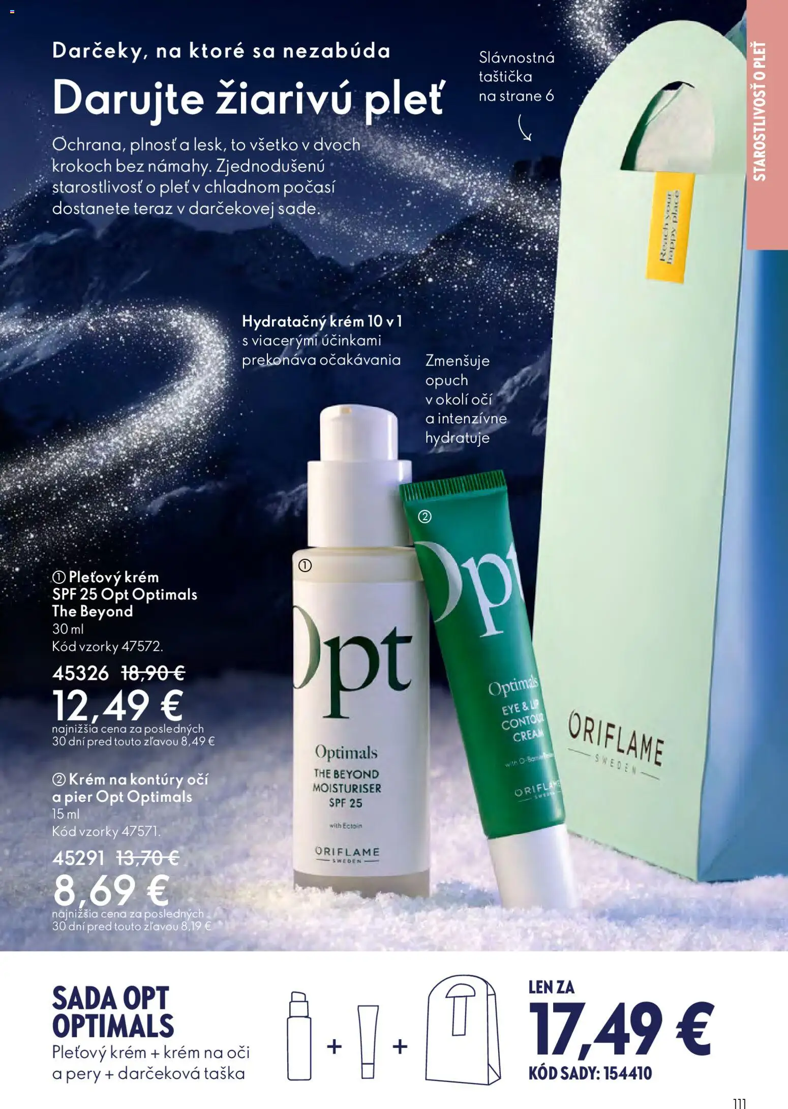 Nové Oriflame akcie – leták je platný od 03.12.2025 | Strana: 111 | Produkty: Krém, Taška
