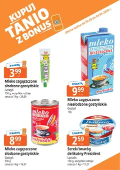 Pogląd oferty "E.Leclerc gazetka - Radom kupony dodatkowe" - ważna od 30.03.2026 | Strona: 3 | Produkty: Karta, Mleka, Mleko, Twaróg