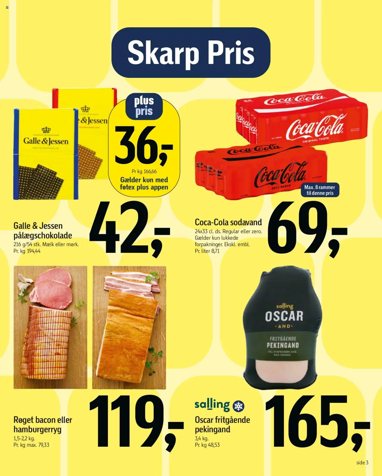 Føtex tilbudsavis – gyldig fra 17.10.2025 | Side: 3 | Produkter: Rammer, Mælk, Bacon, Hamburgerryg