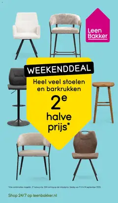 Leen Bakker - Weekend folder - Voorbeeld van een folder van Leen Bakker, geldig van 11.09.2025