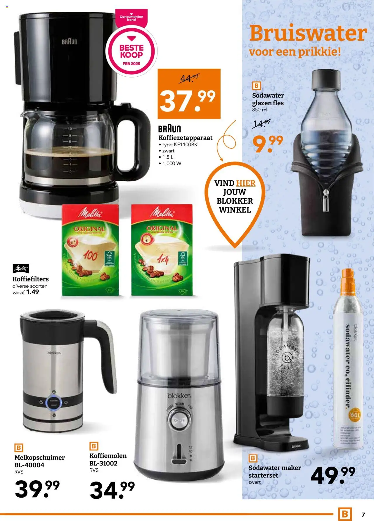  | Pagina: 7 | Producten: Melkopschuimer, Fles, Koffiezetapparaat