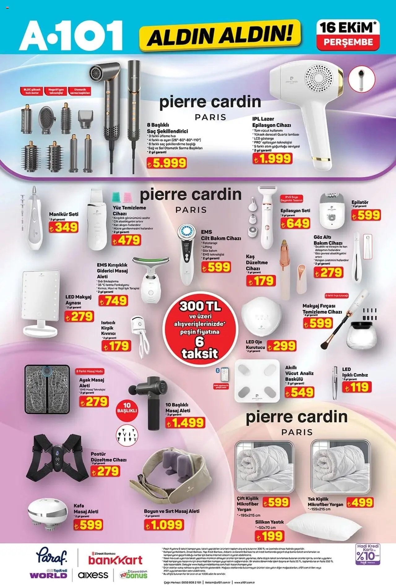 A101 Katalog Aldın Aldın - 16.10.2025 tarihinden itibaren geçerlidir | Sayfa: 8 | Ürünler: Yastık, Oje, Fırça, Makyaj aynası