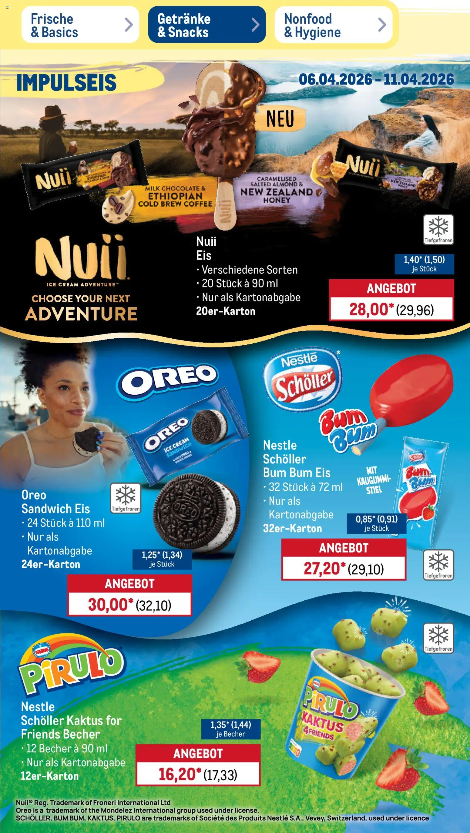 Metro Prospekt 	 – gültig ab 06.04.2026 | Seite: 25 | Produkte: Eis