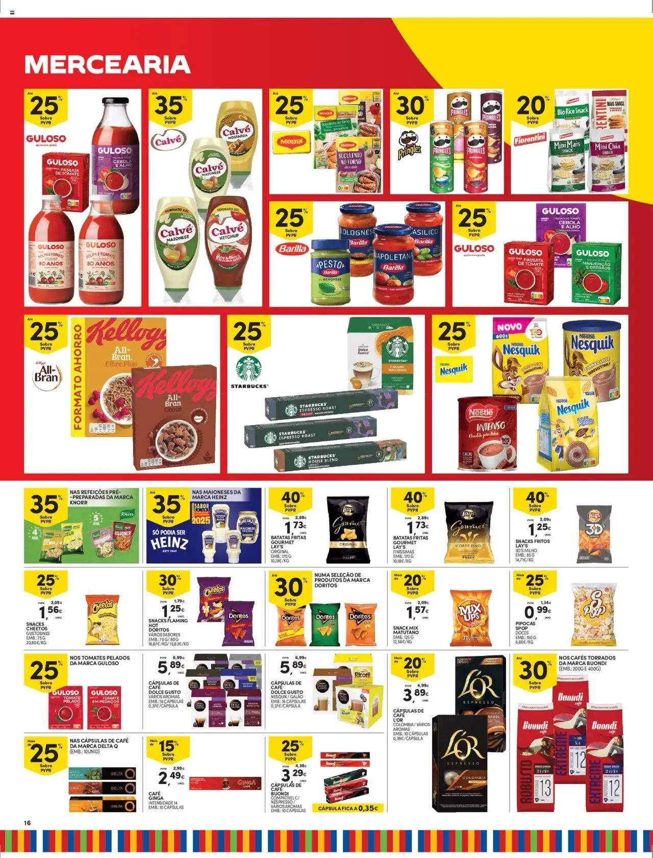 Continente - Madeira │ válido de 16.09.2025 | Página: 16 | Produtos: Chocolate, Maionese, Dolce gusto, Batatas fritas
