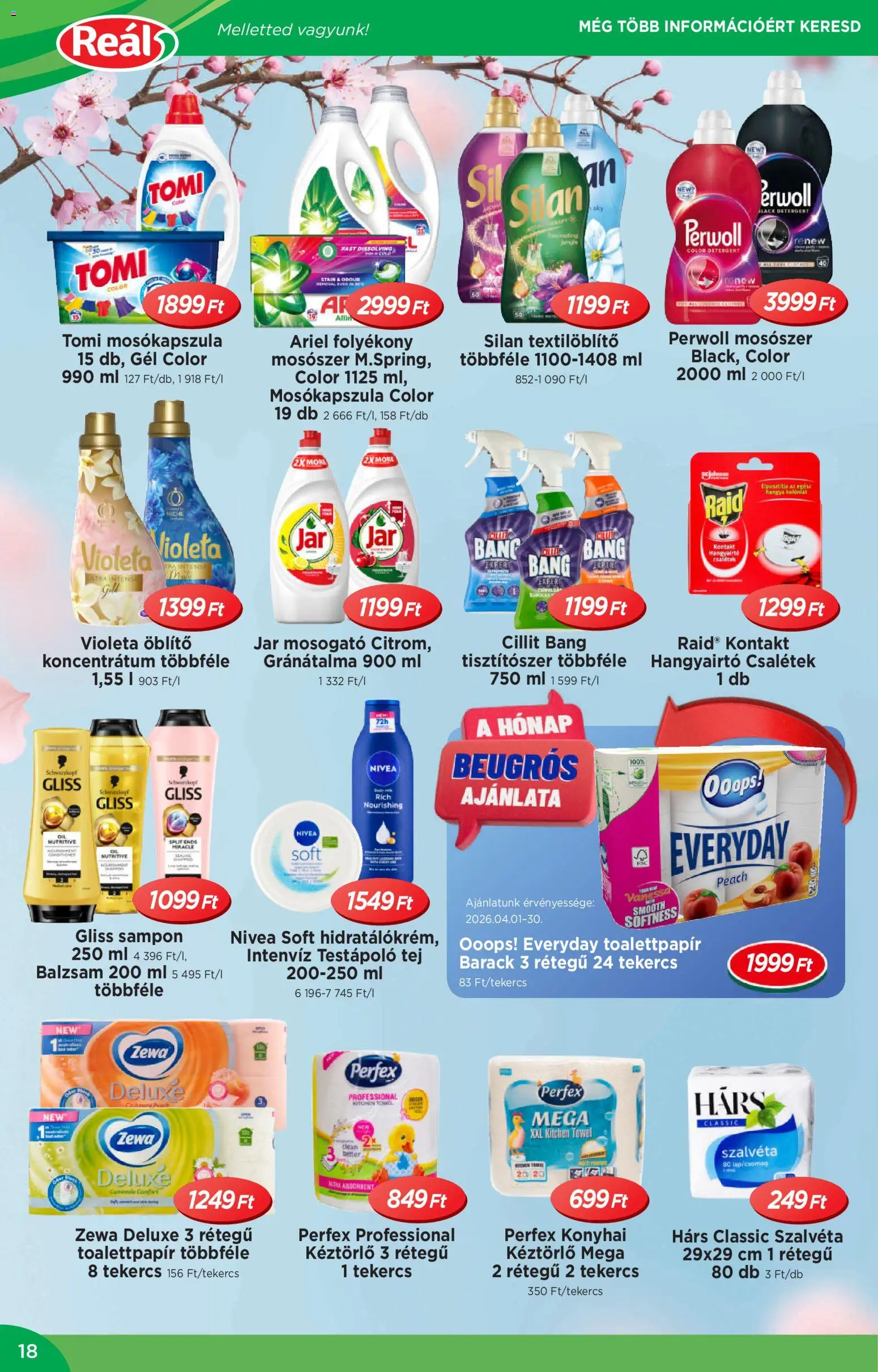 Reál Akciós Újság 2026.04.01.-tól/töl - fantasztikus ajánlatokat! 🛍️ | Magyarország