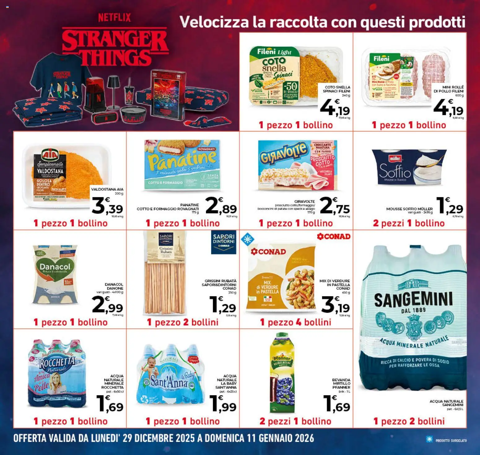 Volantino Conad del 27.12.2025 | Pagina: 22 | Prodotti: Speck, Formaggio, Prosciutto, Acqua naturale