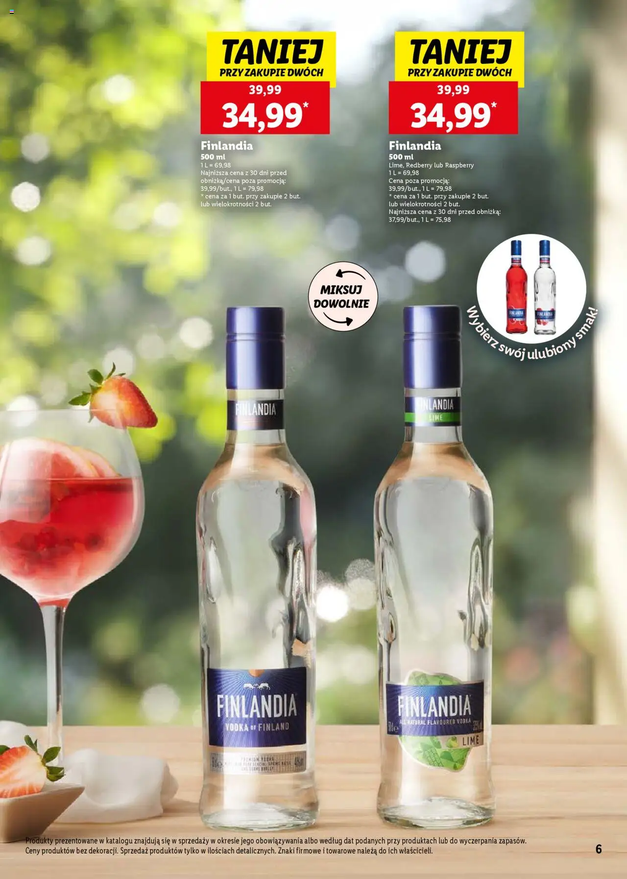Lidl Katalog alkoholi mocnych od 05.05.2025 | Strona: 6 | Produkty: Vodka