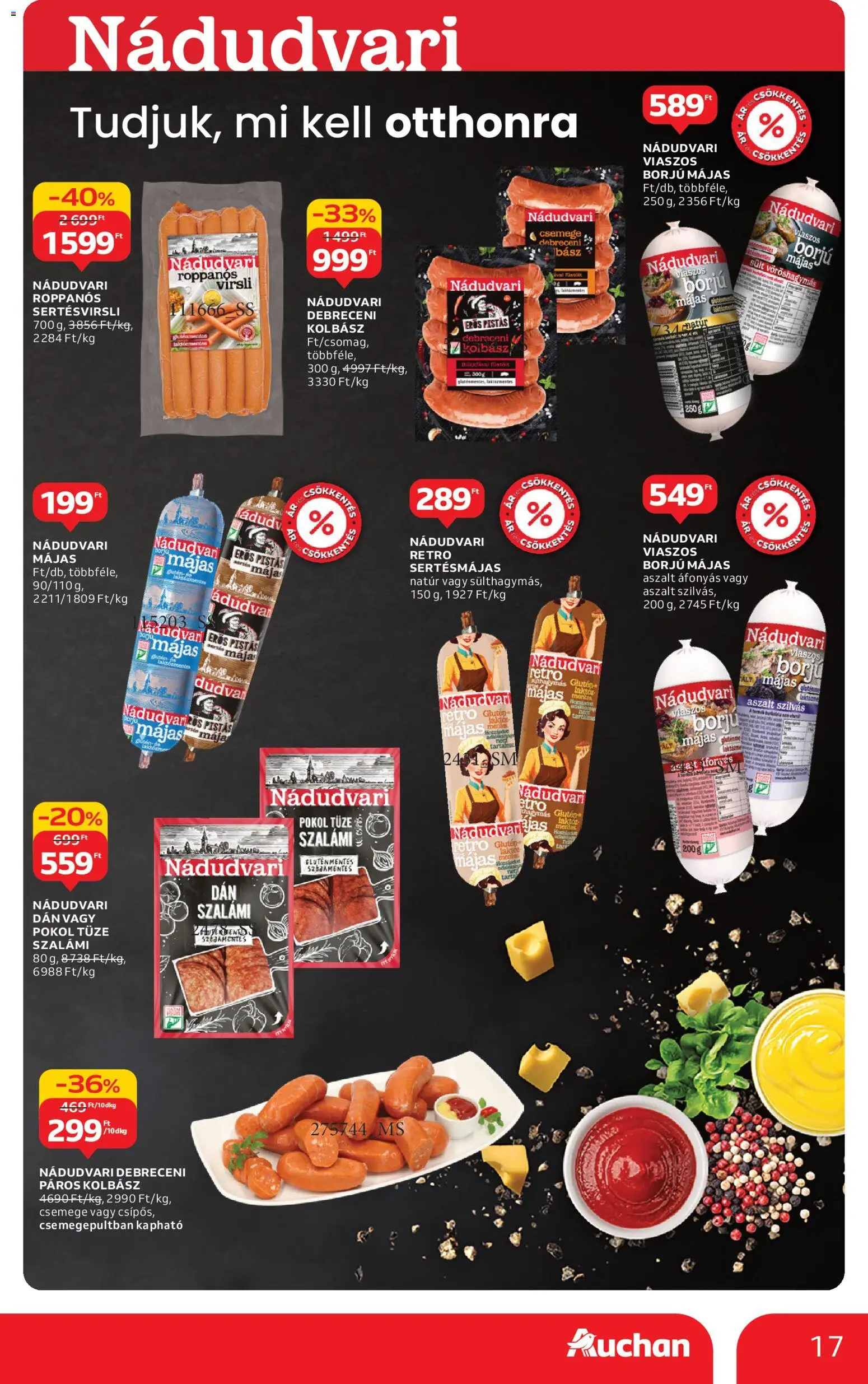 Auchan akciós ujság - amely érvényes a következő dátumtól: 04.12.2025 | Oldal: 17