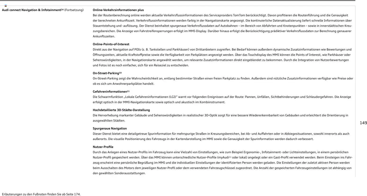 Audi Q5 – gültig ab 28.10.2025 | Seite: 149