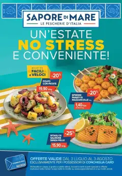 Anteprima del volantino Volantino Sapore di mare	 valido a partire dal 03.07.2025