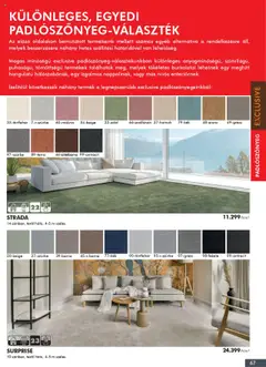 Diego Katalógus - amely érvényes a következő dátumtól: 02.10.2025 | Oldal: 67 | Termékek: Padlószőnyeg