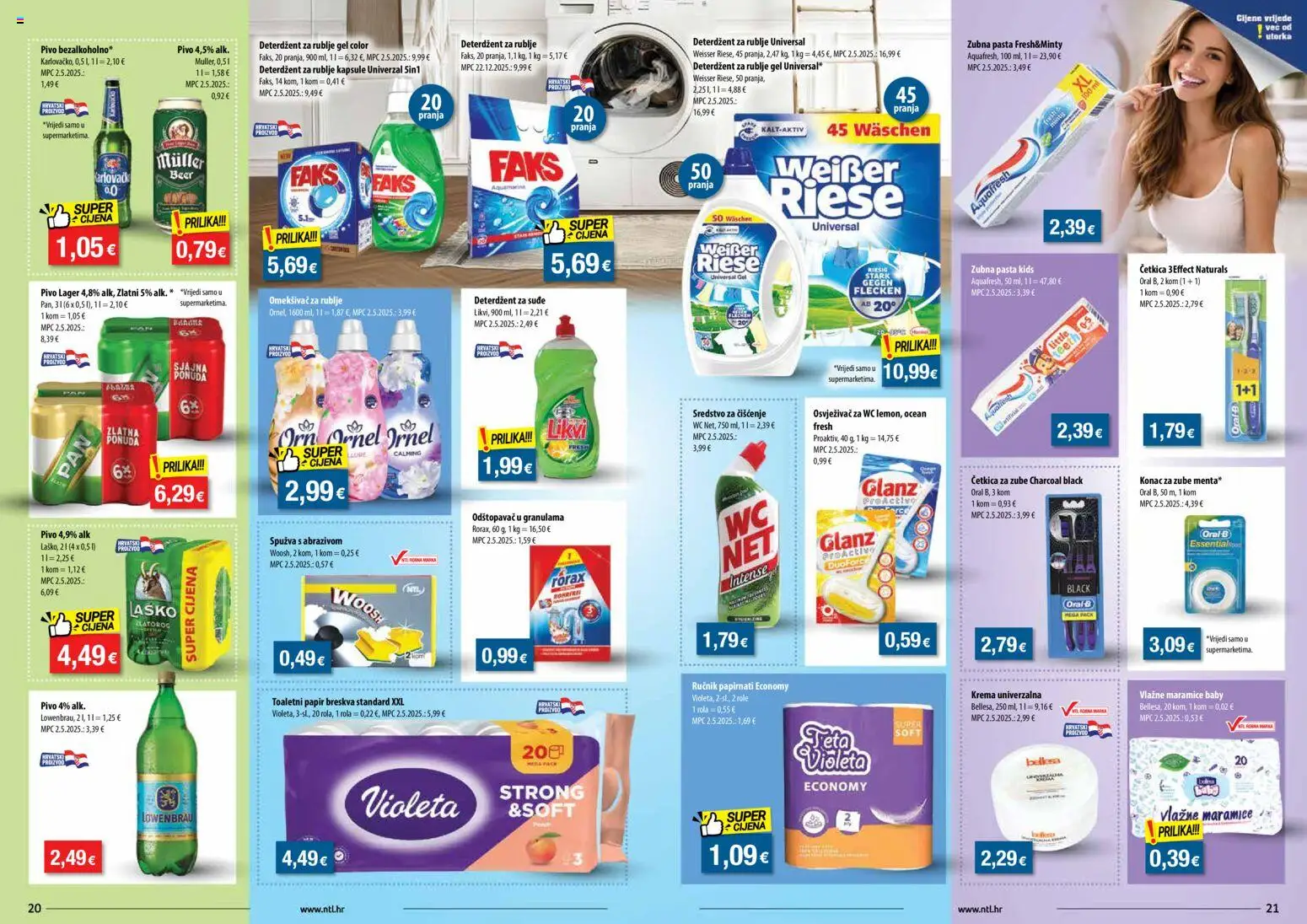 NTL katalog | vrijedi od 25.03.2026 | Stranica: 11 | Proizvodi: Spužva, Omekšivač, Ručnik, Pasta