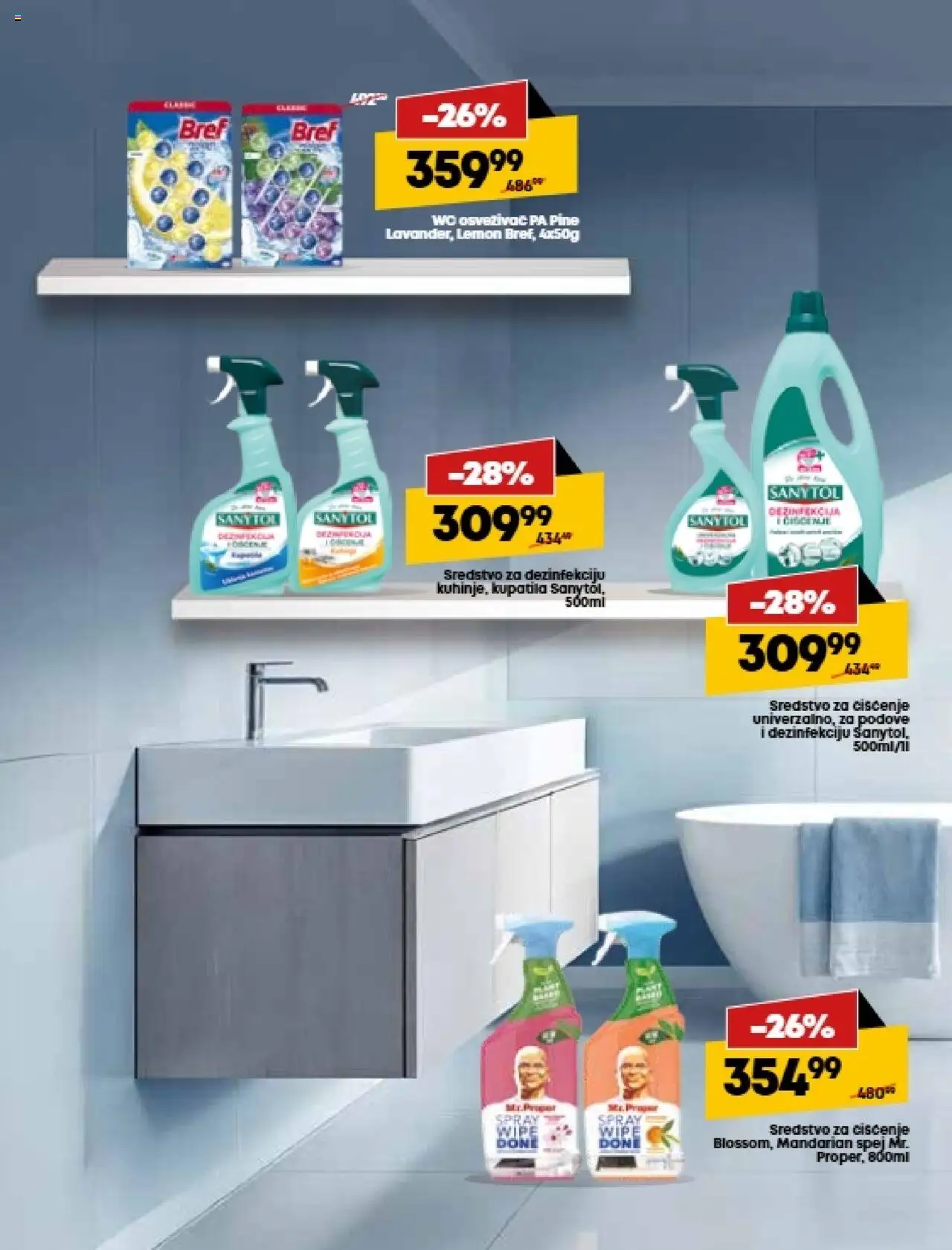 Mega Maxi katalog - važi od 25.09.2025 | Strana: 6 | Proizvode: Bref, Wc, Sanytol