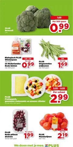 PLUS Broccoli, Broccoli Los - Voorbeeld van een folder van Plus, geldig van 18.02.2026 | Pagina: 7 | Producten: Mandarijnen, Schaal, Zak, Fruit
