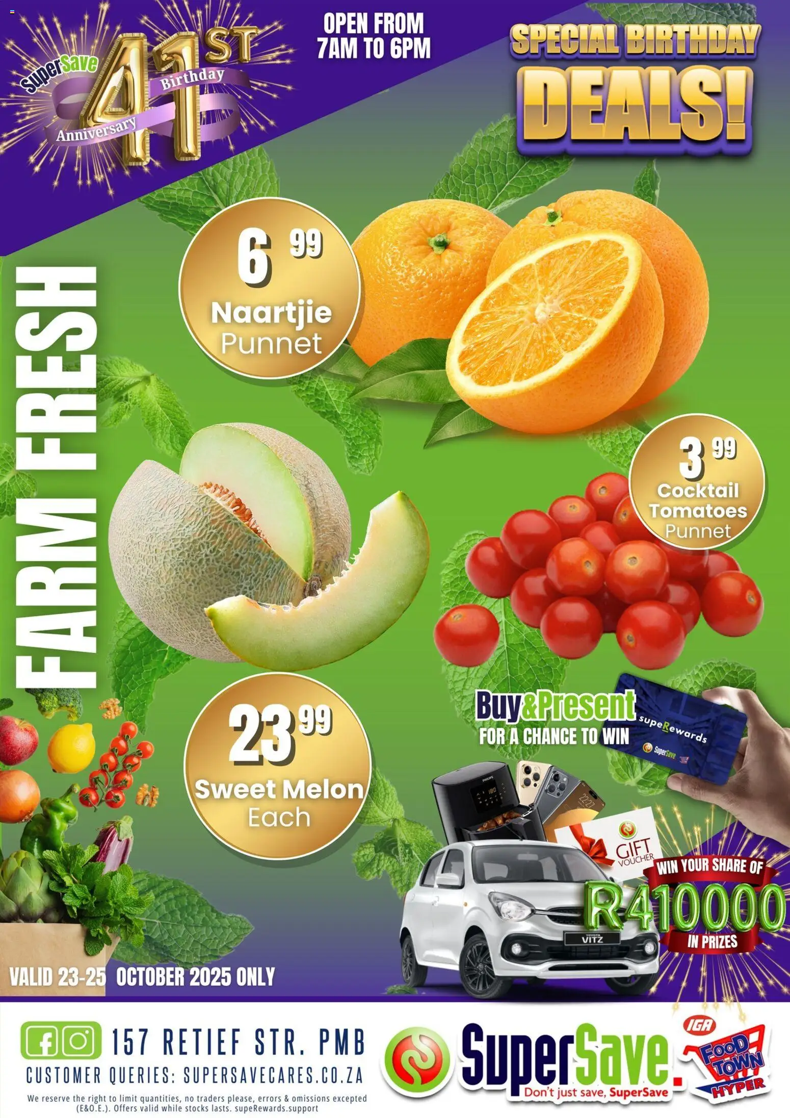 New Super Save catalogue – valid from 23.10.2025 | Page: 7 | Products: Tomatoes