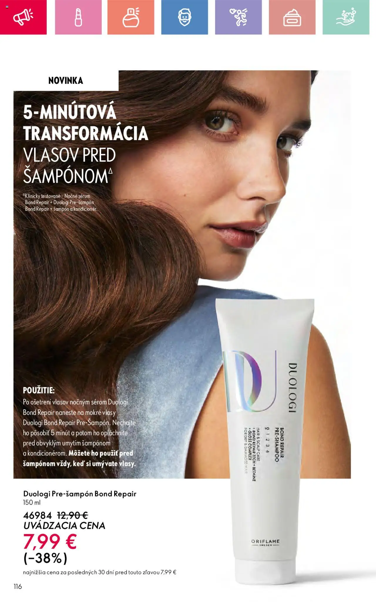 Katalóg Oriflame 12 2025 │ platný od 17.08.2025 | Strana: 116 | Produkty: Šampón, Kondicionér