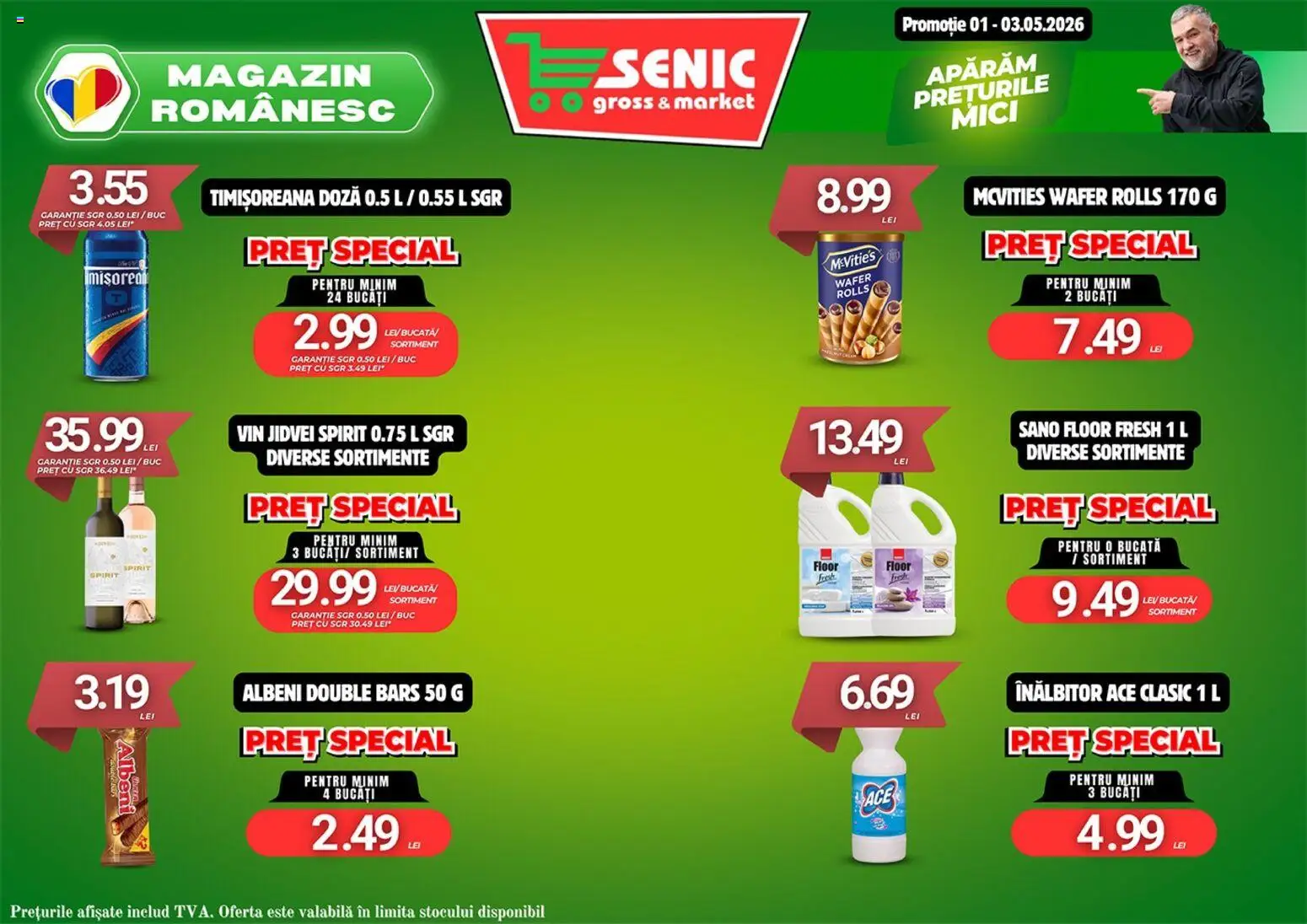 Noul catalog Senic – valabil de la 27.04.2026 | Pagină: 7 | Produse: Mici, Vin