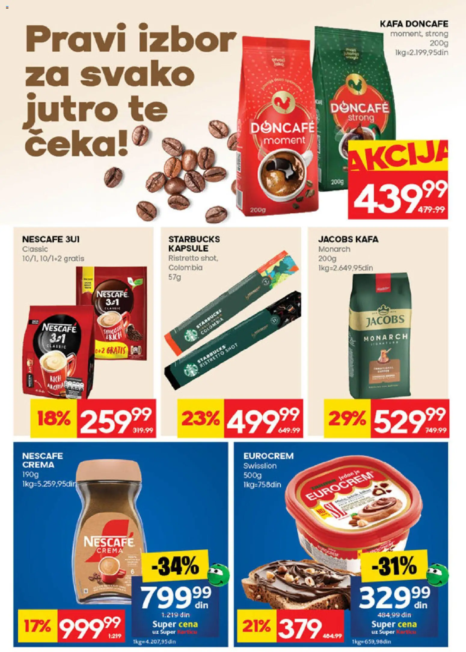 Idea katalog - važi od 26.03.2026 | Strana: 14 | Proizvode: Kapsule, Doncafe, Kafa, Nescafé