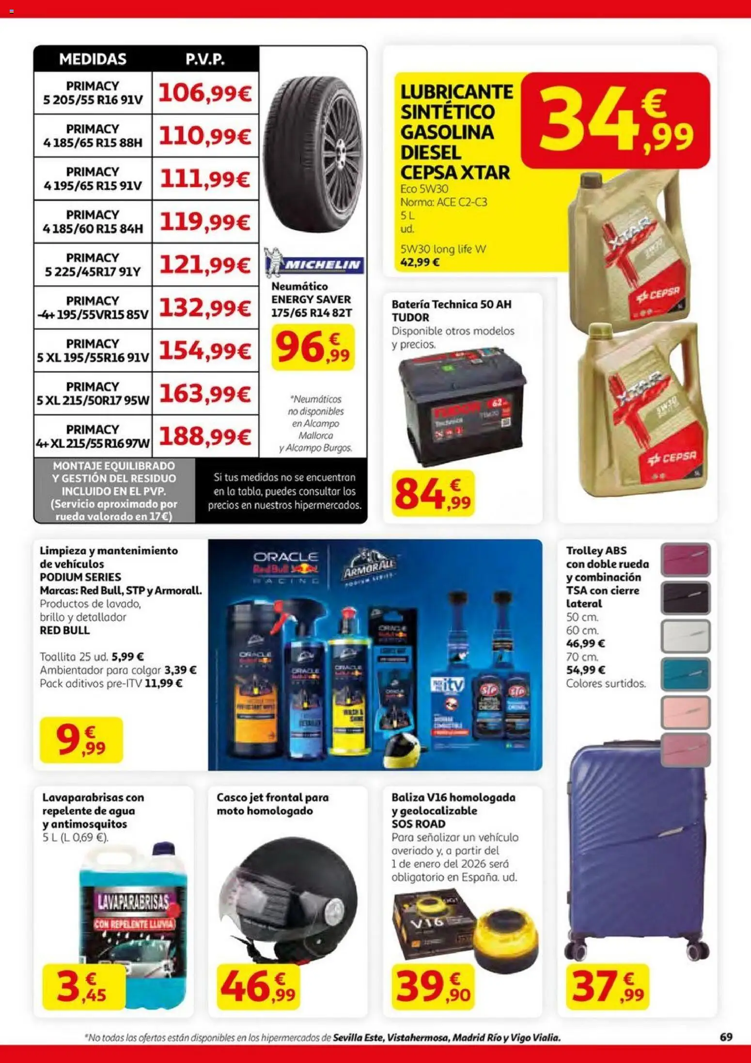 Alcampo - HG Pio XII Unificado  │ válido desde el 23.10.2025 | Página: 69 | Productos: Noodles αυγού, Batería