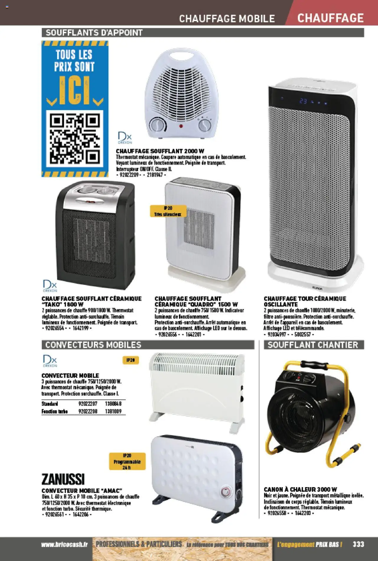 {H1} | Page: 333 | Produits: Filtre, Chauffage soufflant, Interrupteur