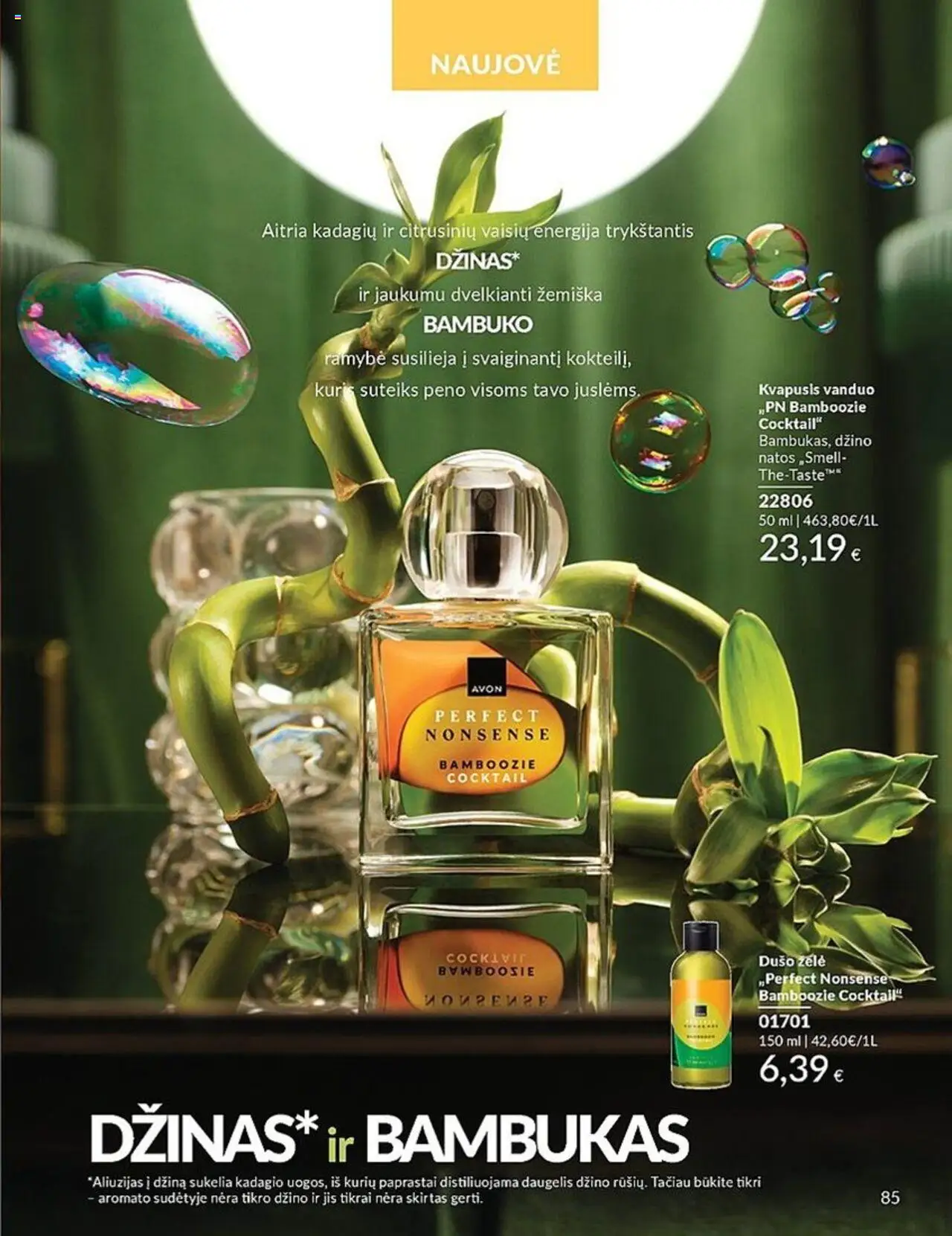 AVON leidinys│galioja nuo 01.07.2025 | Puslapis: 85 | Prekių: Kvapusis vanduo, Dušo želė
