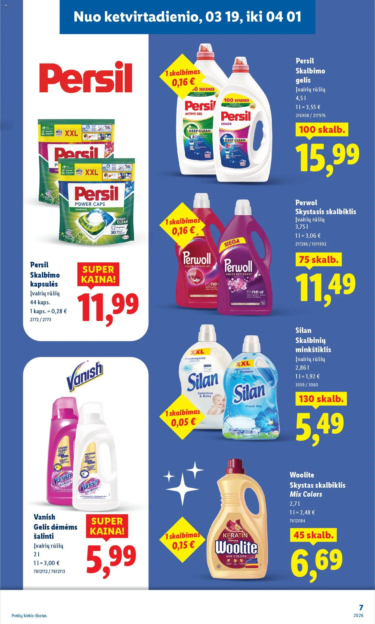 LIDL akcijos nuo 19.03.2026 | Puslapis: 7