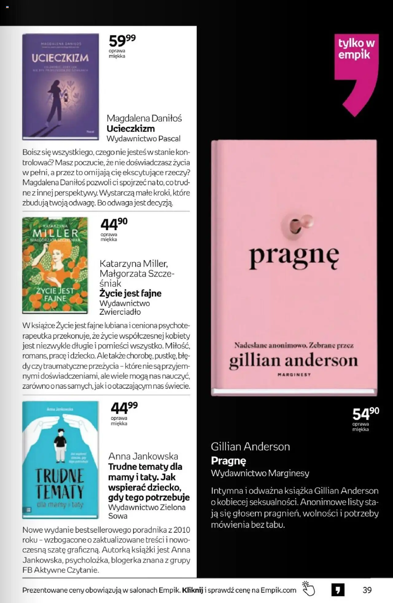 Empik promocje od 10.09.2025 | Strona: 39 | Produkty: Książki