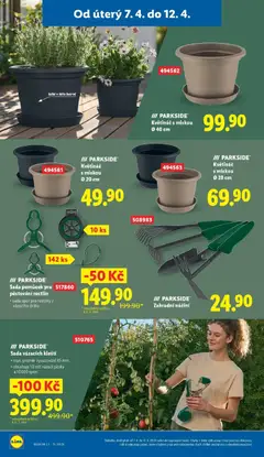 Náhled letáku /// PARKSIDE Květináč s miskou Ø 40 cm, Květináč s miskou, Ø 40 cm od 13.04.2026 | Strana: 10