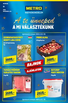 Metro - Élelmiszer és Szezonális katalógus 2025/11 - amely érvényes a következő dátumtól: 02.11.2025