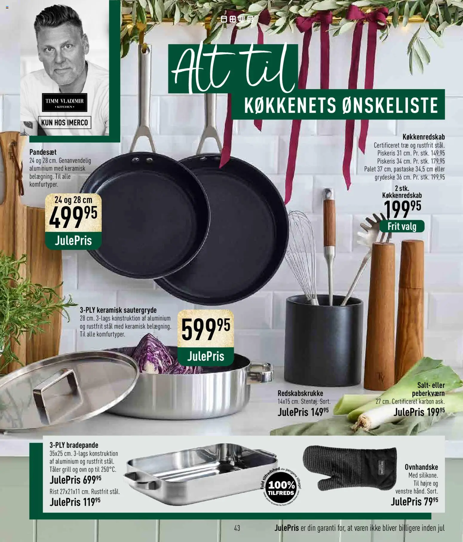 Imerco tilbudsavis – gyldig fra 07.11.2025 | Side: 43 | Produkter: Salt, Ovn, Grill, Piskeris