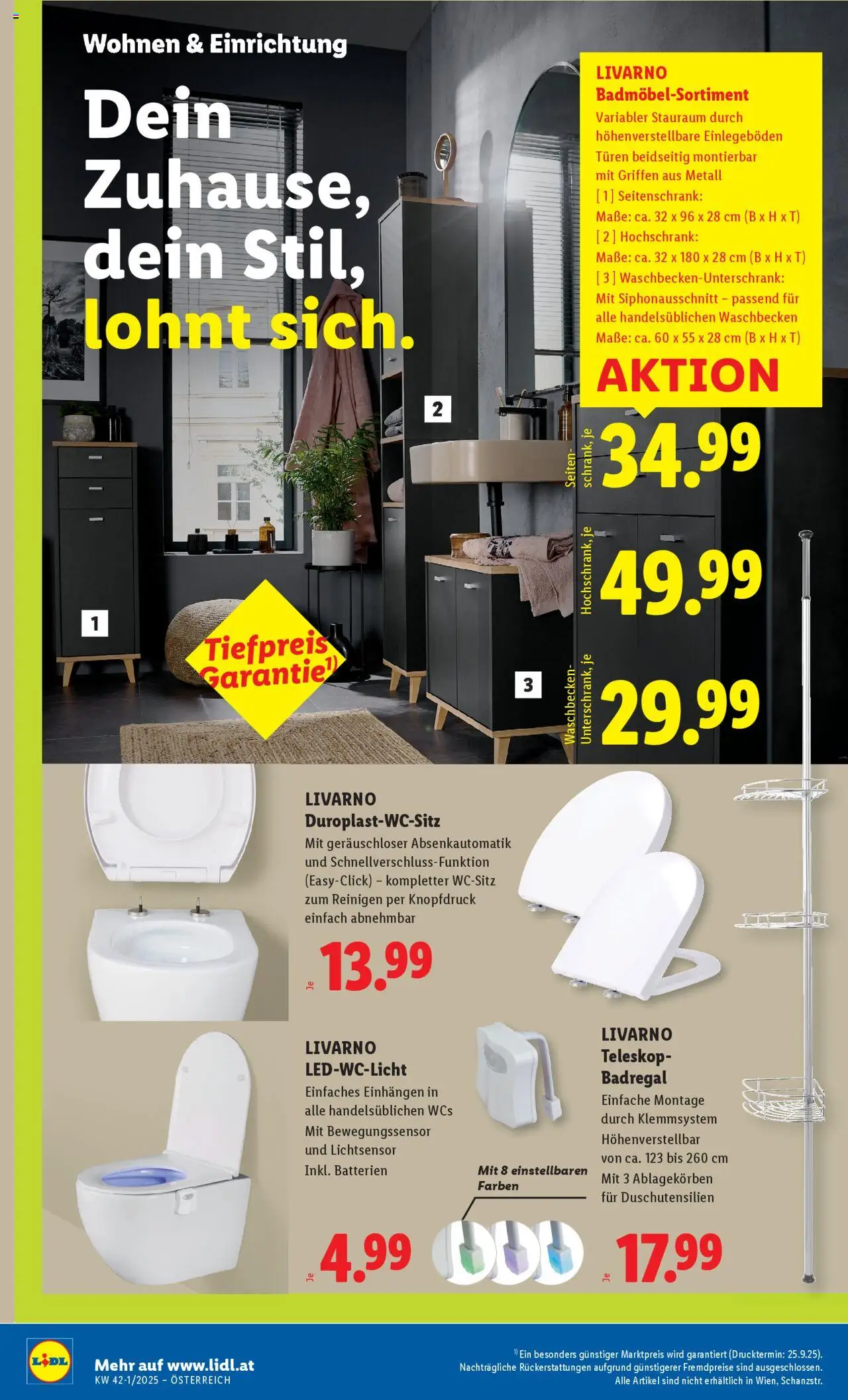 Lidl Flugblatt -  gültig ab 09.10.2025 | Seite: 34 | Produkte: Waschbecken