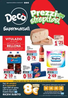 Anteprima del volantino Decò Supermercati - Vitulazio catalogo valido a partire dal 28.10.2025