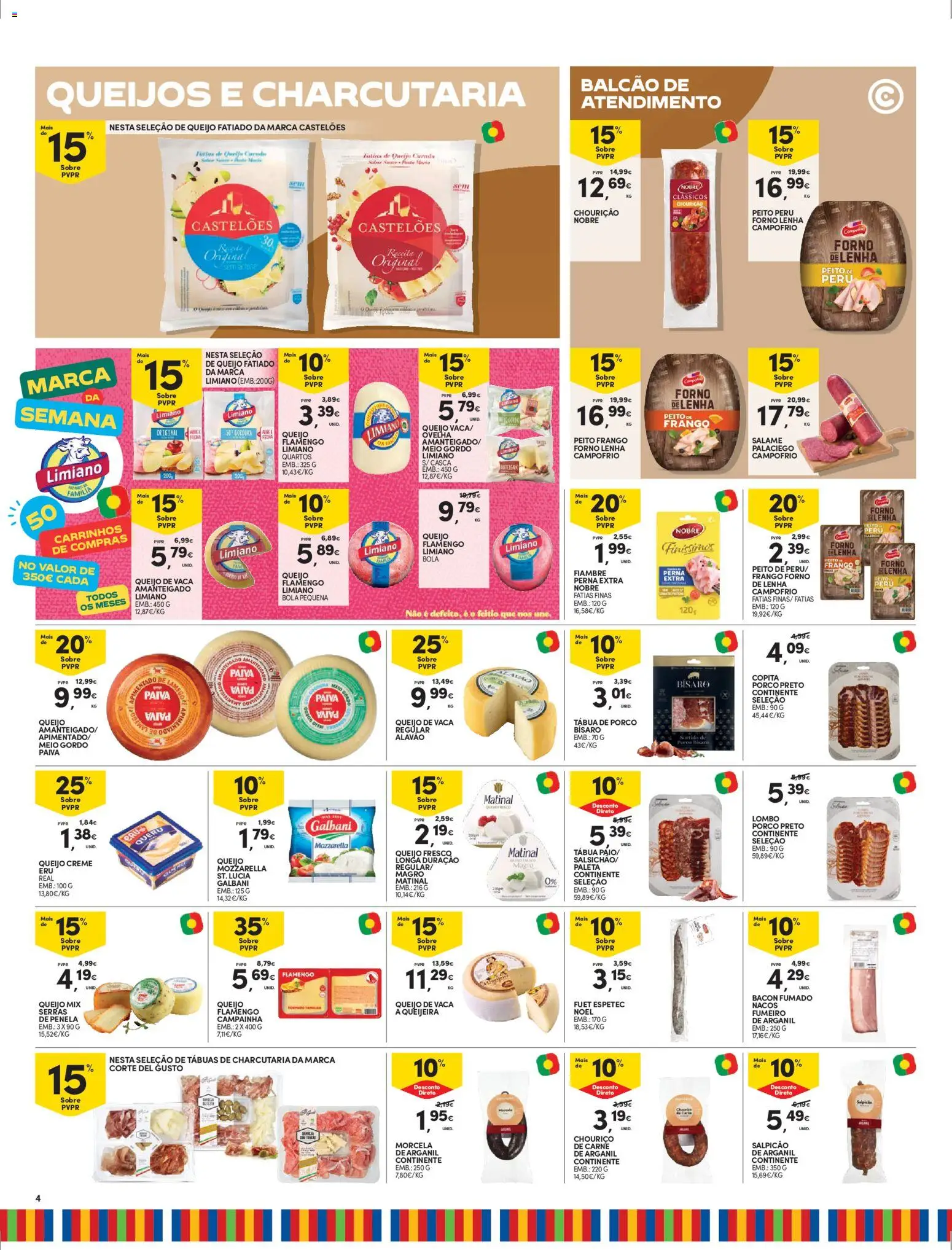 Continente - Madeira │ válido de 25.11.2025 | Página: 4 | Produtos: Bacon, Peru, Campainha, Lombo