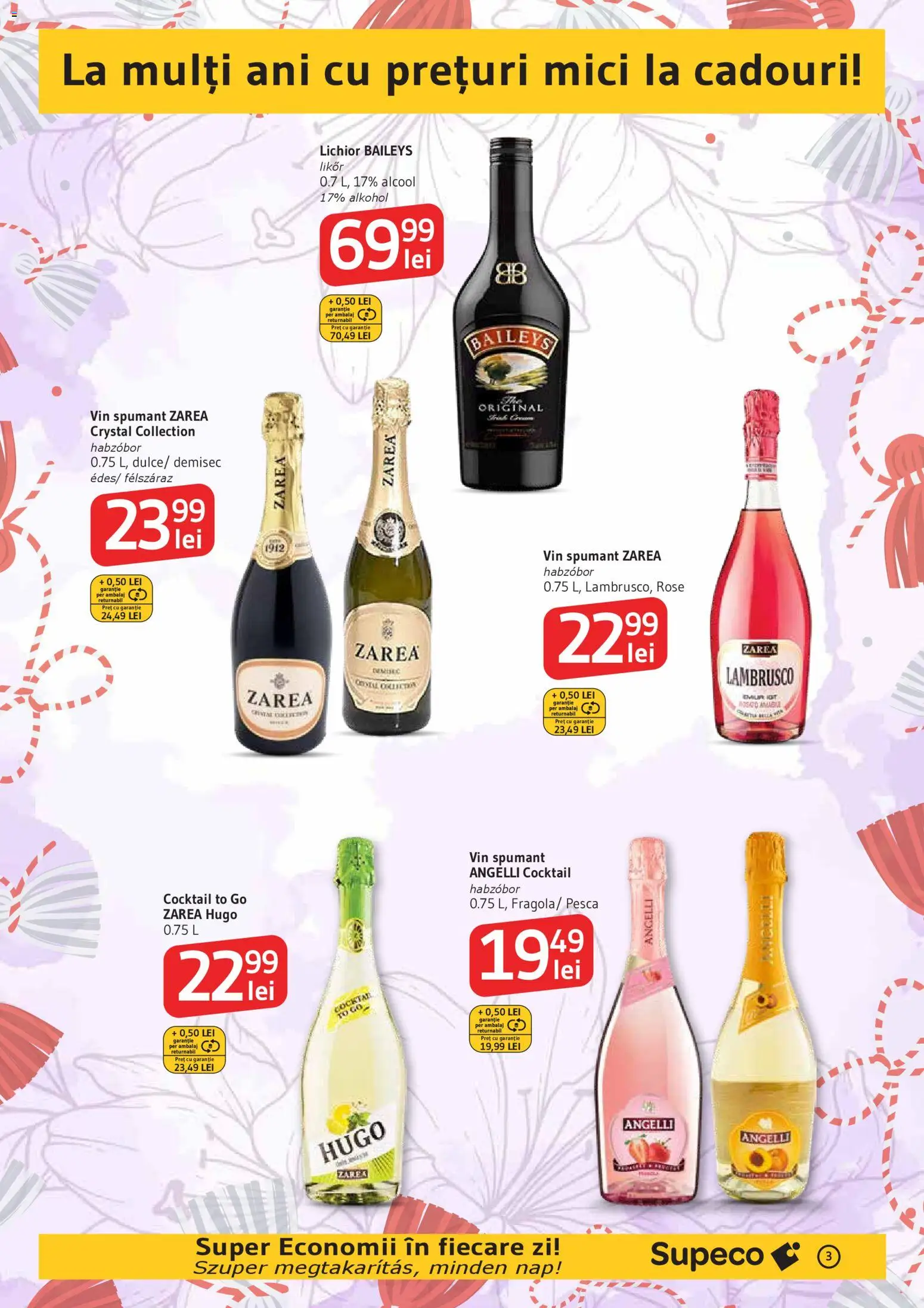 Noul catalog Supeco – valabil de la 19.02.2026 | Pagină: 3 | Produse: Mici, Lichior, Vin, Cocktail
