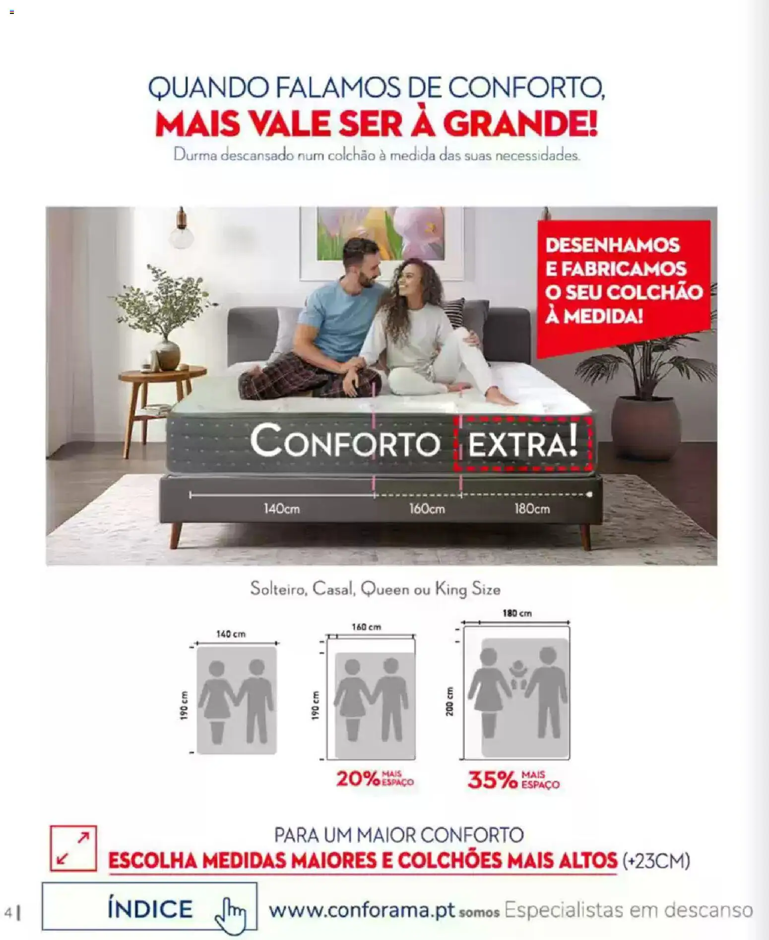 Conforama Camitis │ válido de 05.02.2026 | Página: 4 | Produtos: Colchões, Colchão