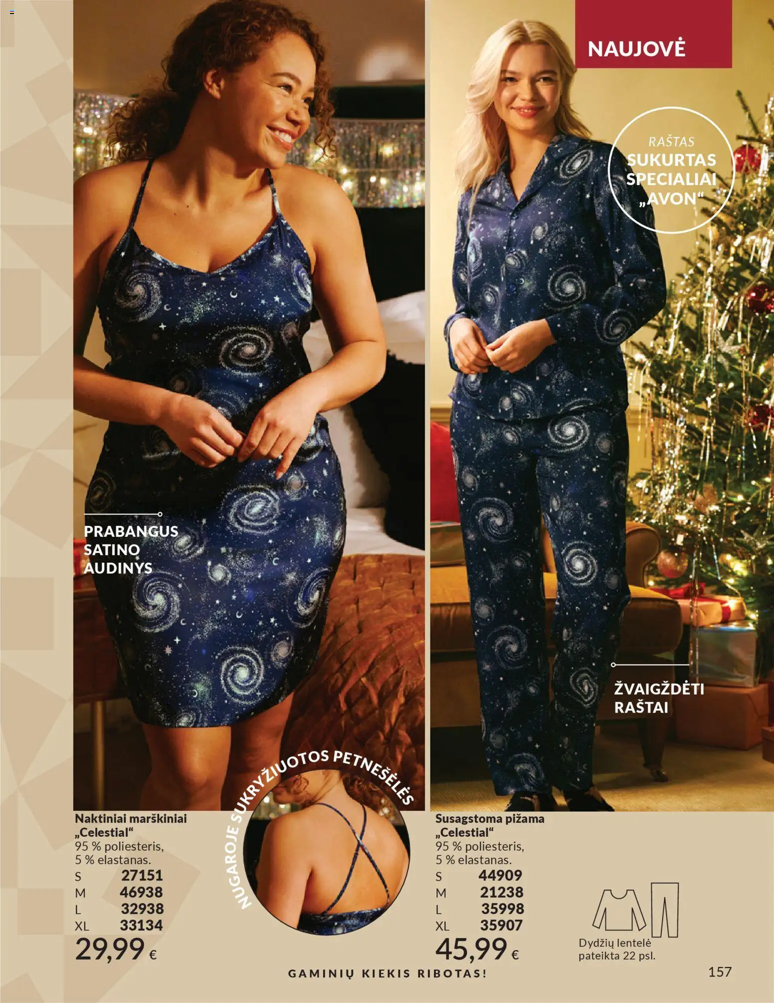 AVON akcijos nuo 01.11.2025 | Puslapis: 157 | Prekių: Naktiniai, Marškiniai, Pižama