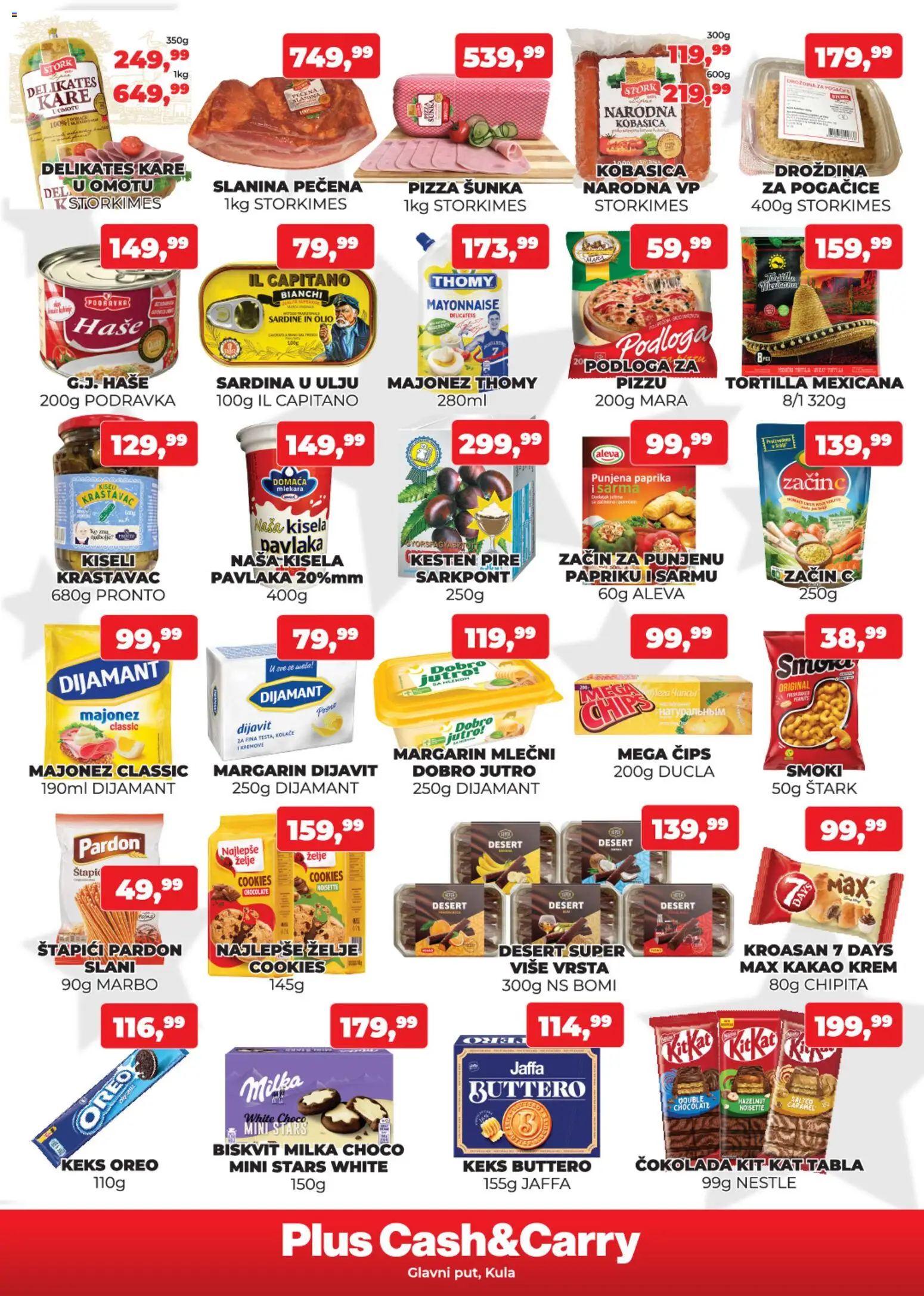 Plus Cash & Carry katalog - važi od 09.01.2026 | Strana: 2 | Proizvode: Majonez, Kisela pavlaka, Slanina, Pizza šunka