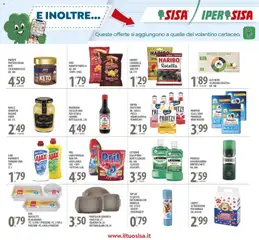 Anteprima del volantino Volantino SISA	 valido a partire dal 04.11.2025 | Pagina: 19 | Prodotti: Pannolini, Caramelle, Lavastoviglie, Senape