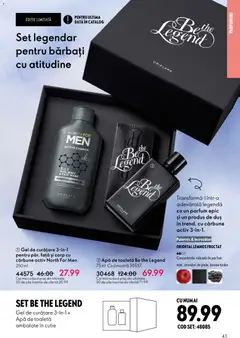 Ofertele Oriflame valabile de la 21.01.2026 | Pagină: 43 | Produse: Body, Cutie, Parfum, Apă